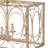 Bellamie 8-Light Metal Caged Rectangular Linear Chandelier-1129595944