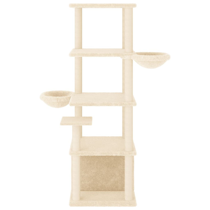 147cm H, Cream