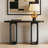 50" Modern Art Sculptural Console Table