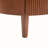 Vintage Round Nesting Coffee Table Fluted With Drawer