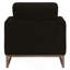 Black Accent Chair With Metal Legs