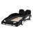 Race Car-Shaped Platform Bed With Wheels-1650053118