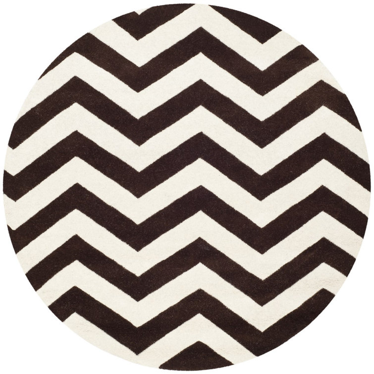 Teresita Hand Tufted Wool Chevron Rug