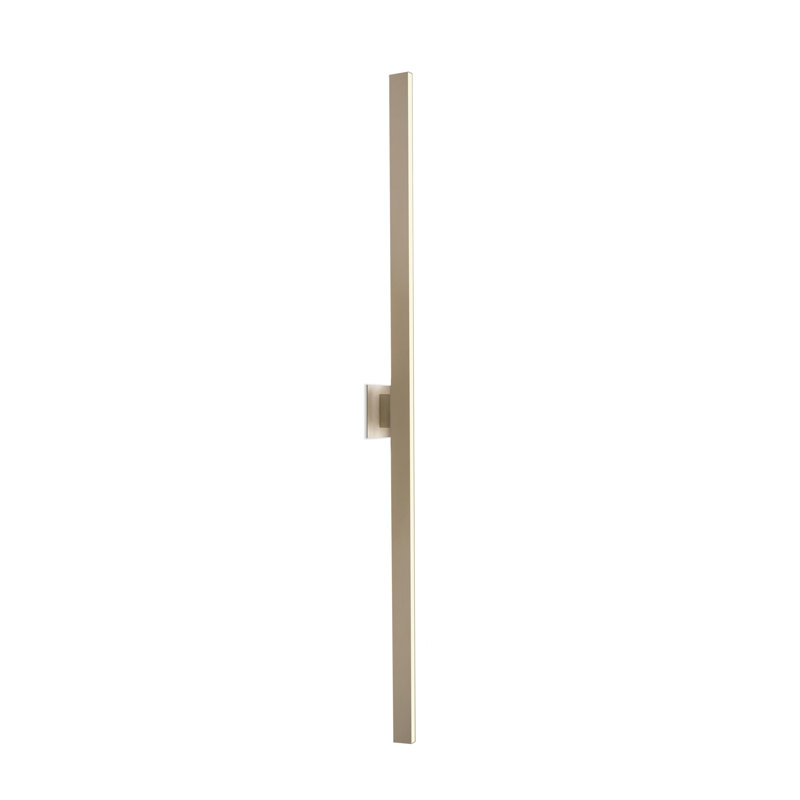Fly Ap Aluminum LED Flush Mounted Sconce, Satin Golden Nickel