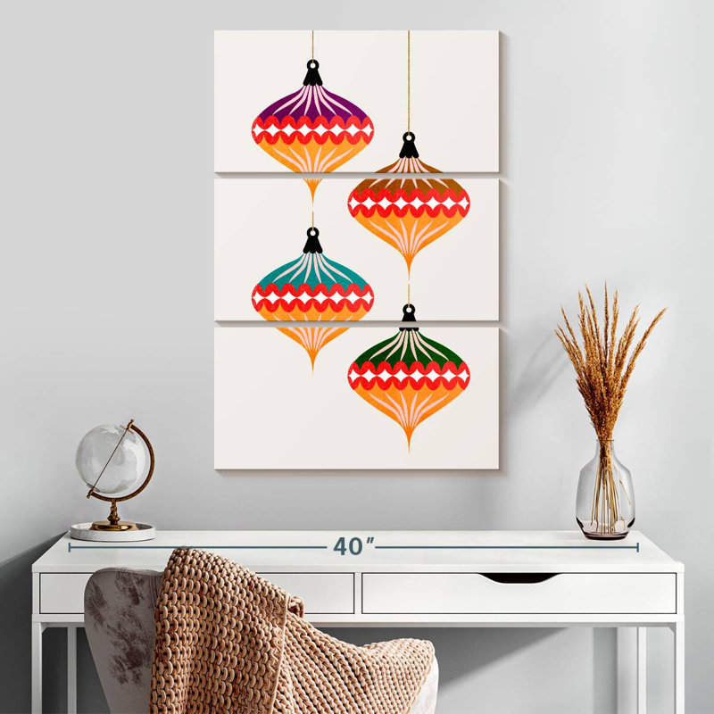 Lelend Christmas Balls II, 32" H x 20" W