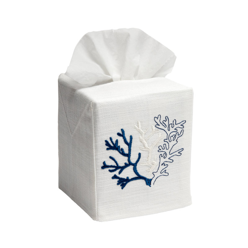 Housse pour boîte de tissu, Bleu marine