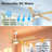 64in 7 Plywood Blades Indoor Standard Ceiling Fan with Integrated LED and Remote-1109895436-1109895437