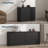 Buffet Cabinet With Storage, Coffee Bar Cabinet With 3 Doors And Adjustable Shelf, Modern Kitchen Buffet Sideboard For Living Room, Kitchen, Black-654591176