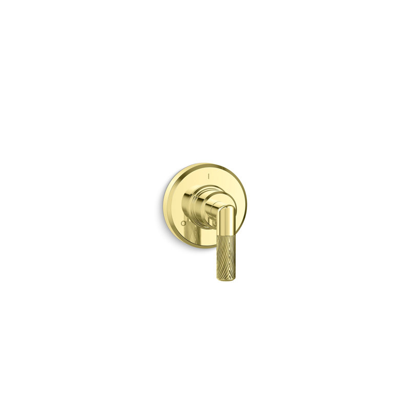 Pinna Paletta® 2 Or 3-Way Transfer Trim, Lever Handle, Unlacquered Brass