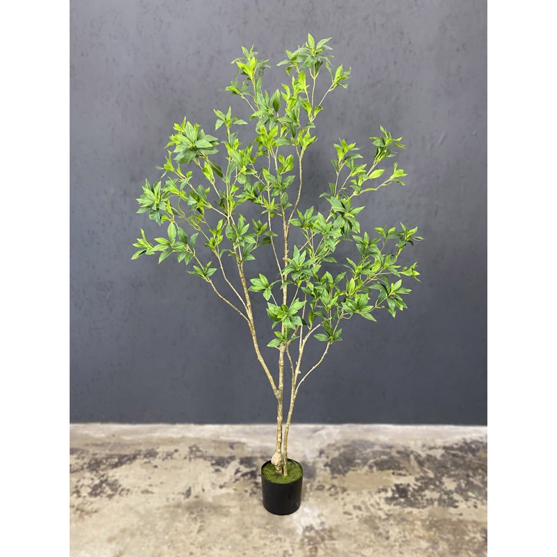Faux arbre artificiel japonais Enkianthus, H 68 po x l 35 po x P 35 po