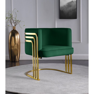 Loicel 27" Wide Velvet Armchair