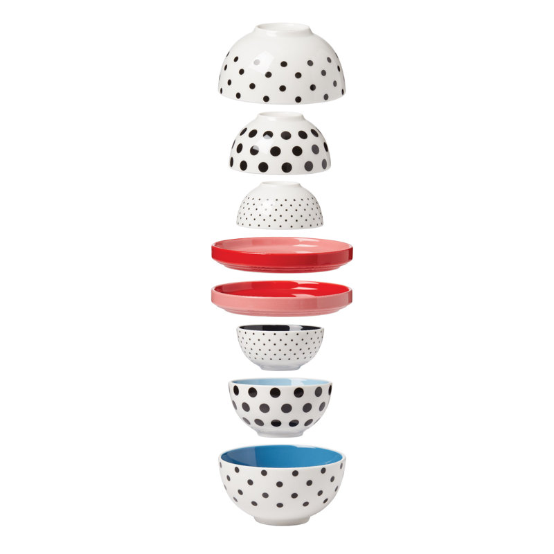 Luna Porcelain Dessert Bowl
