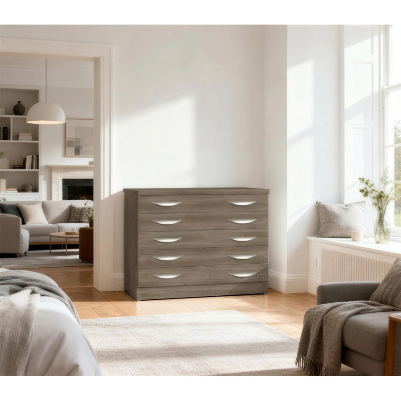 4 -Drawer Storage Cabinet, Grey Nebraska