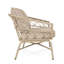 Espace de détente pour le jardin: tissage et eau - revêtement, l 48,50 po x H 28,25 po x P 28,75 po, assemblage requis, capacité de charge de 600 lb, coussins imperméables pour terrasse au frais, poids de 48,5 po