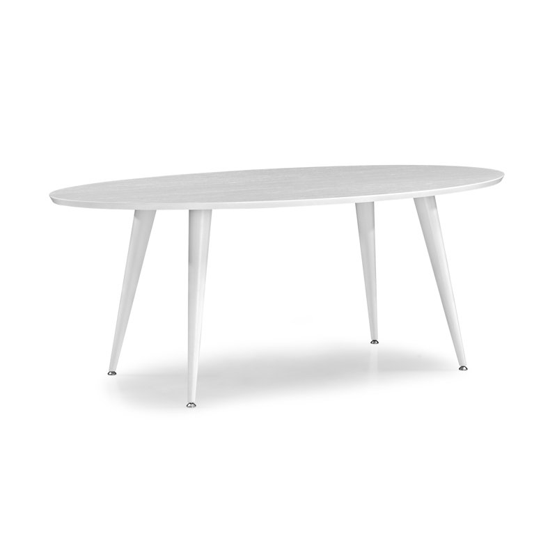 Table de salle à manger Acquanetta, Blanc