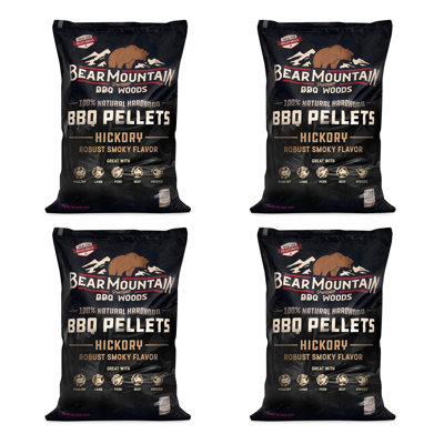 Bear Mountain BBQ All-Natural Hardwood Hickory Smoker Pellets