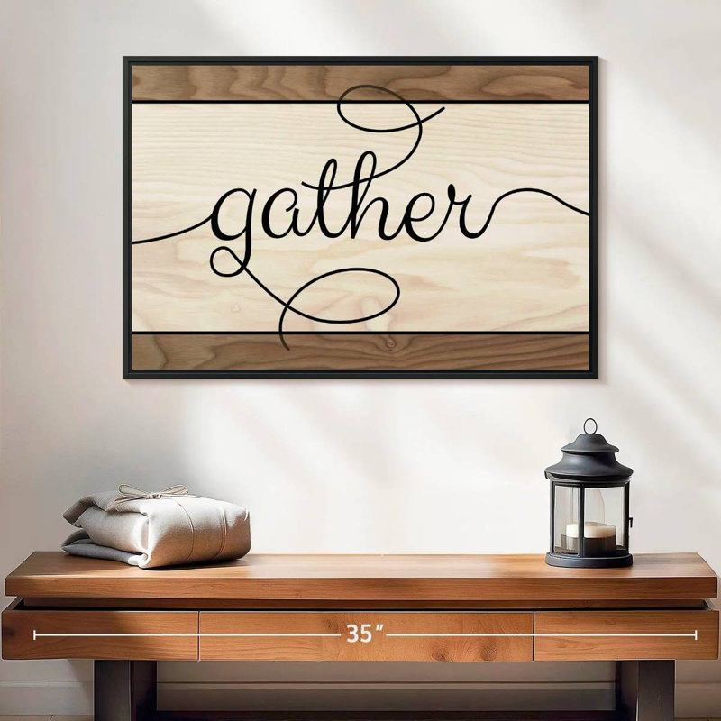 Tergel Gather Typography III, 17" H x 25" W