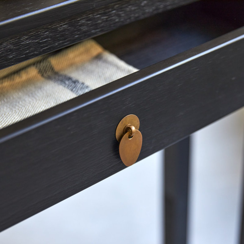 Zenaka 31.5'' Solid Wood Console Table