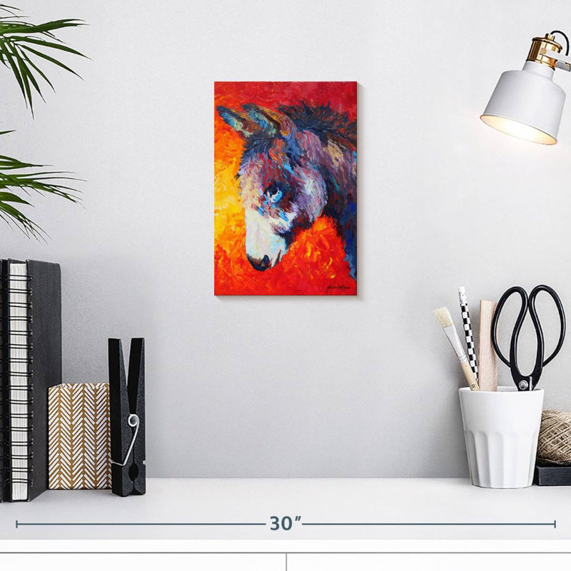 Brampt Donkey II, 12" H x 8" W