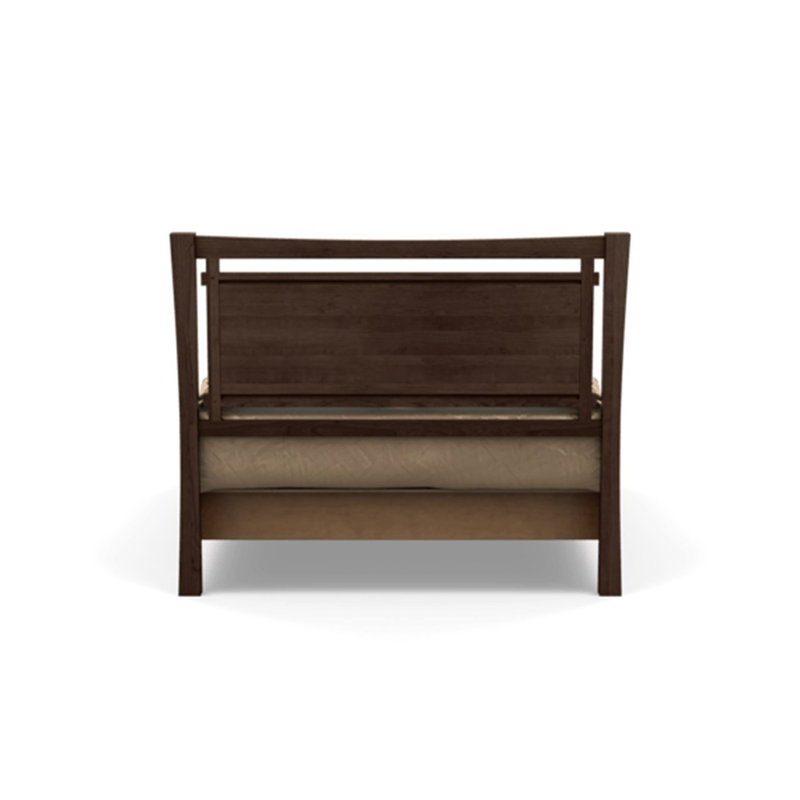 Monterey Upholstered Storage Bed, Smoke Cherry, Onyx, California King