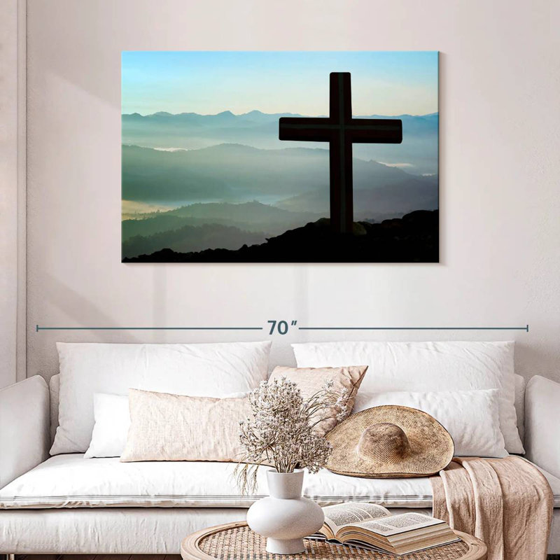 Adella Mountain Cross, 30" H x 45" W