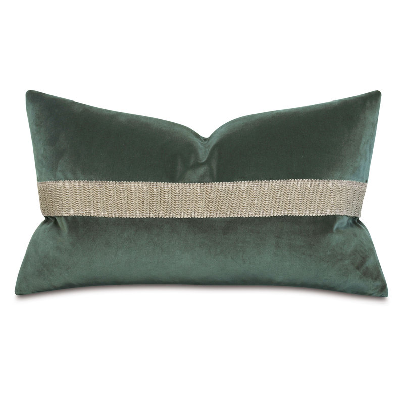 Uma Appliqued Reversible Throw Pillow