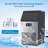 Babevy 150 Lb. Daily Production Nugget Ice Freestanding Ice Maker