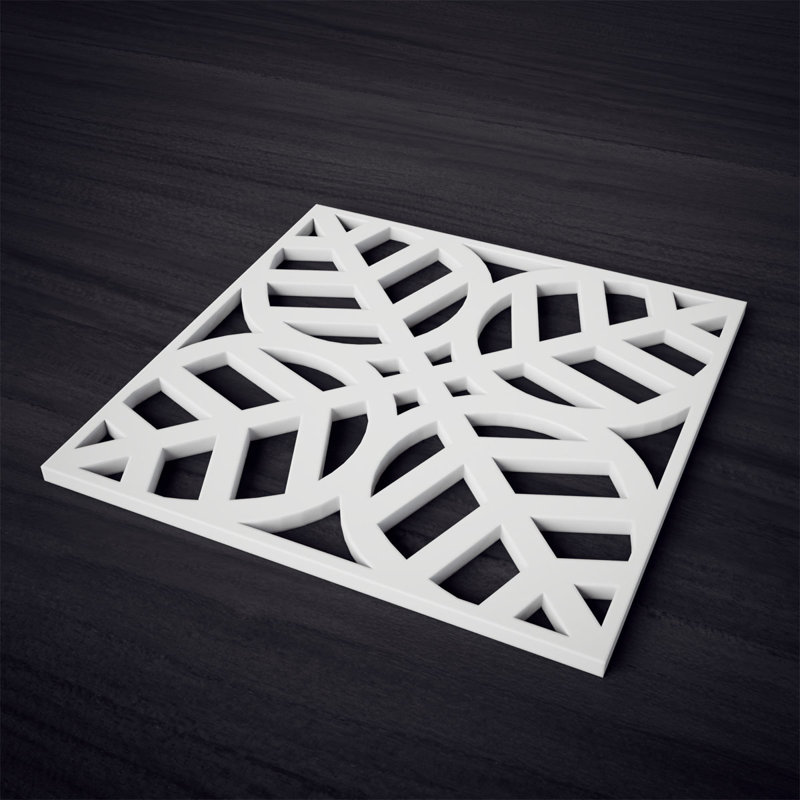 Panneaux muraux décoratifs Garland, H 11,375 po x l 11,375 po x P 0,375 po