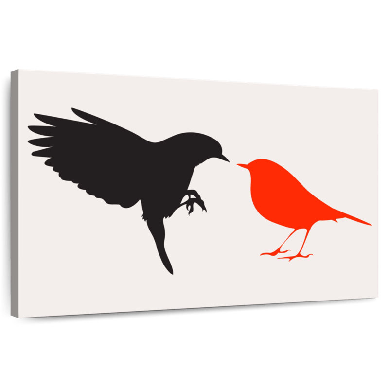 Brampt oiseau rouge sens