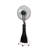 XBrand 47" Misting Fan with Built-in Water Tank, Oscillating Pedestal Fan for Indoor Outdoor Patio Cooling, Remote, Timer, 3 Speeds, Powerful Summer Cooling Fan Black White