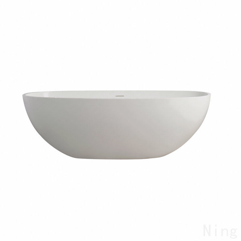 Baignoire de trempage autoportante 65,2 pouces