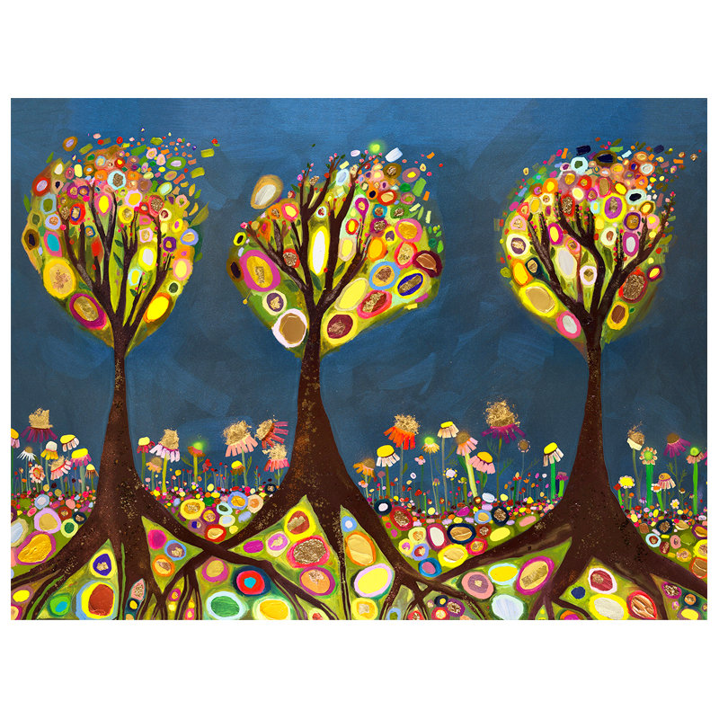 «Roots & Seeds», reproduction sur toile tendue, H 30 po x l 40 po