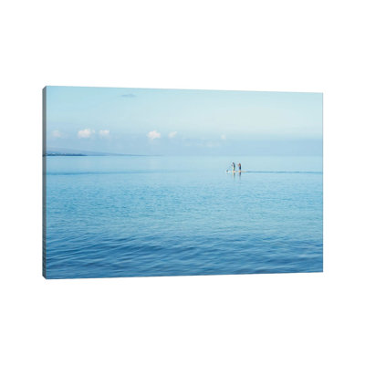 Surfboard Paddling 1 Piece Wall Art on Canvas