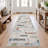Washable Runner Rug 2x21 - Mere Modern Plush Rug for Hallway & Entryway, Sandstone Multi-598083674-598083676