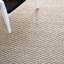 Tapis en laine / coton à tissage plat Ambriz brun clair / ivoire-442656708