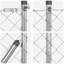 Chain Link Fence With 7 Posts Galvanised Steel-1935543301-1935543320