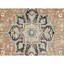 Hand Knotted Wool Area Rug in Rust-510648264