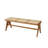 4 - Person Pine Solid Wood Solid Wood Top Double Pedestal Dining Set-98515754