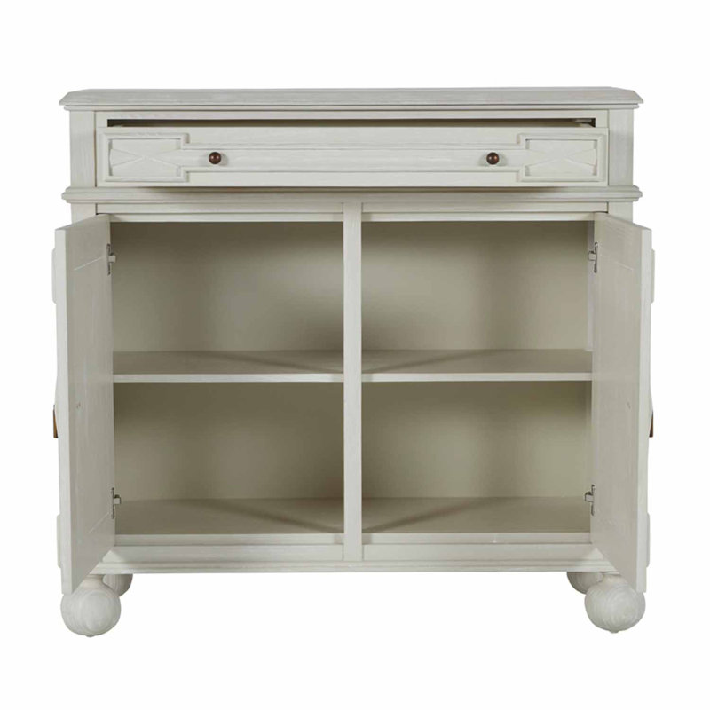 Ezekiel 2 - Door Accent Cabinet, Cerused Ash