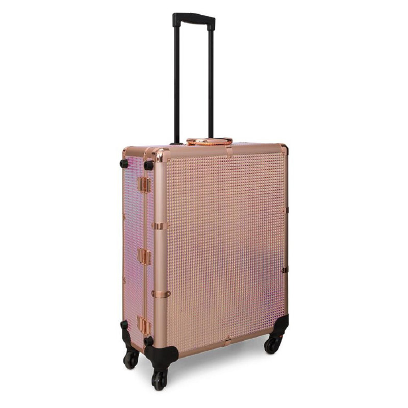 Slaycase Pro Vanity Travel Train Case with Stand Makeup Organizer Including USB Port Standing Legs
