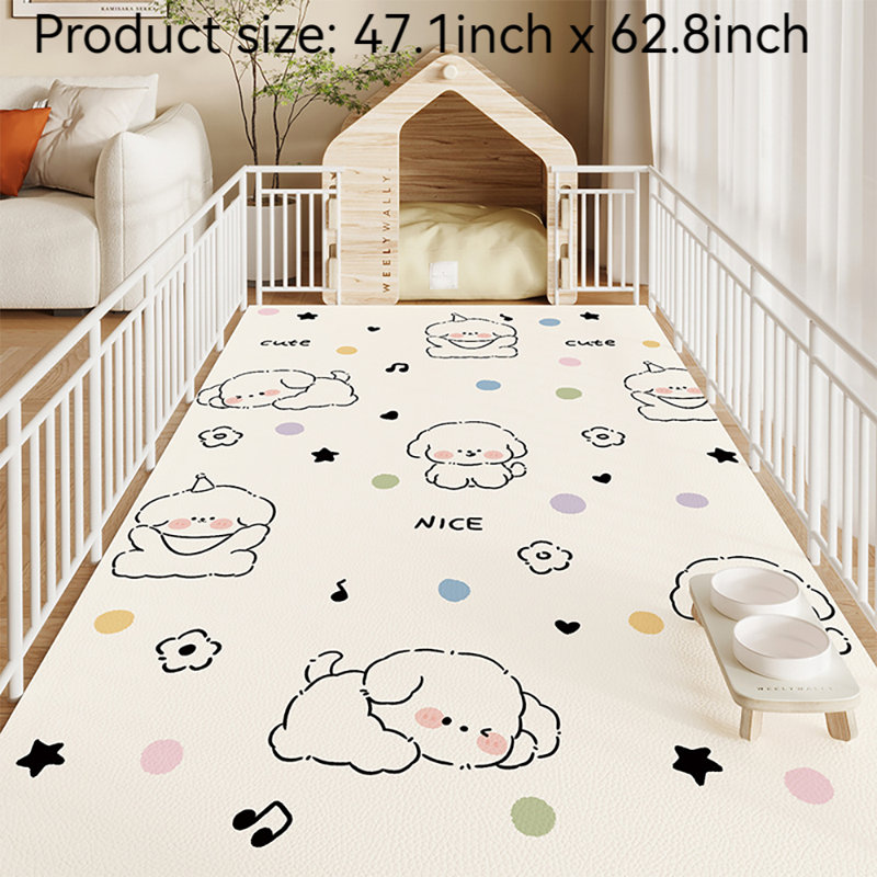 Tapis pour animaux de compagnie, H 0,15 po x l 47,1 po x P 62,8 po
