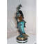 Statue sirène Healy avec sept dauphins