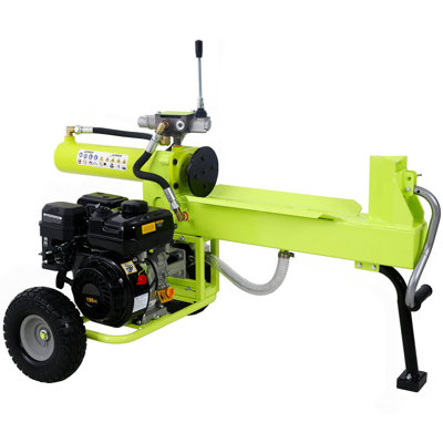 Log Splitter Portable 20 Ton Auto Return Ram System 7HP Engine Horizontal Full Beam Steel Wedge Firewood Splitting Forestry Harvesting,EPA Compliant