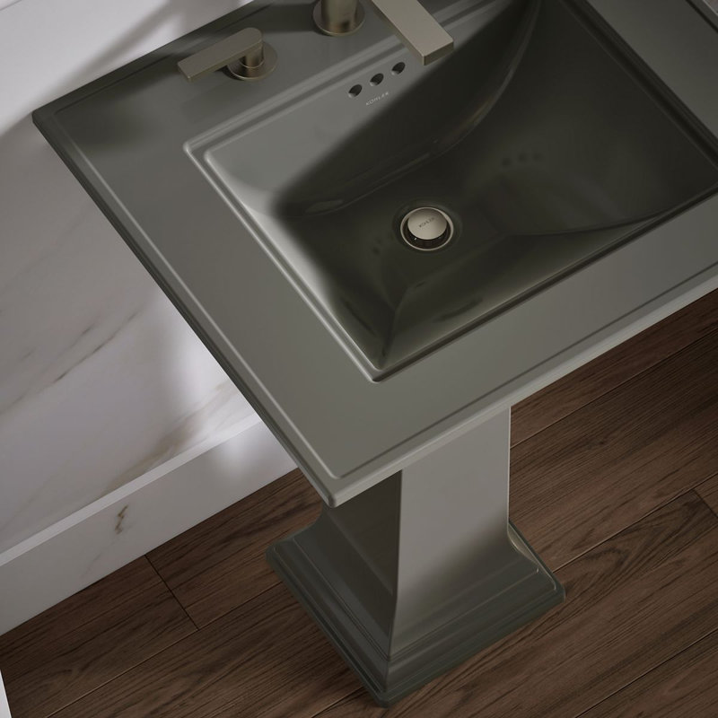 Memoirs® Stately 24" Console Bathroom Sink with Overflow, Thunder Gray, 8'' Centers