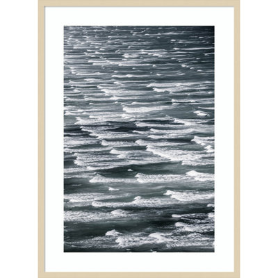Infinite Waves 02 by Shot by Clint Wood Framed Wall Art Print