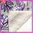 Purple Botanical Illustrations Blankets-124109527