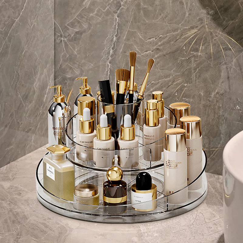 Alvarenga Plastic 7 Compartment Makeup Organizer