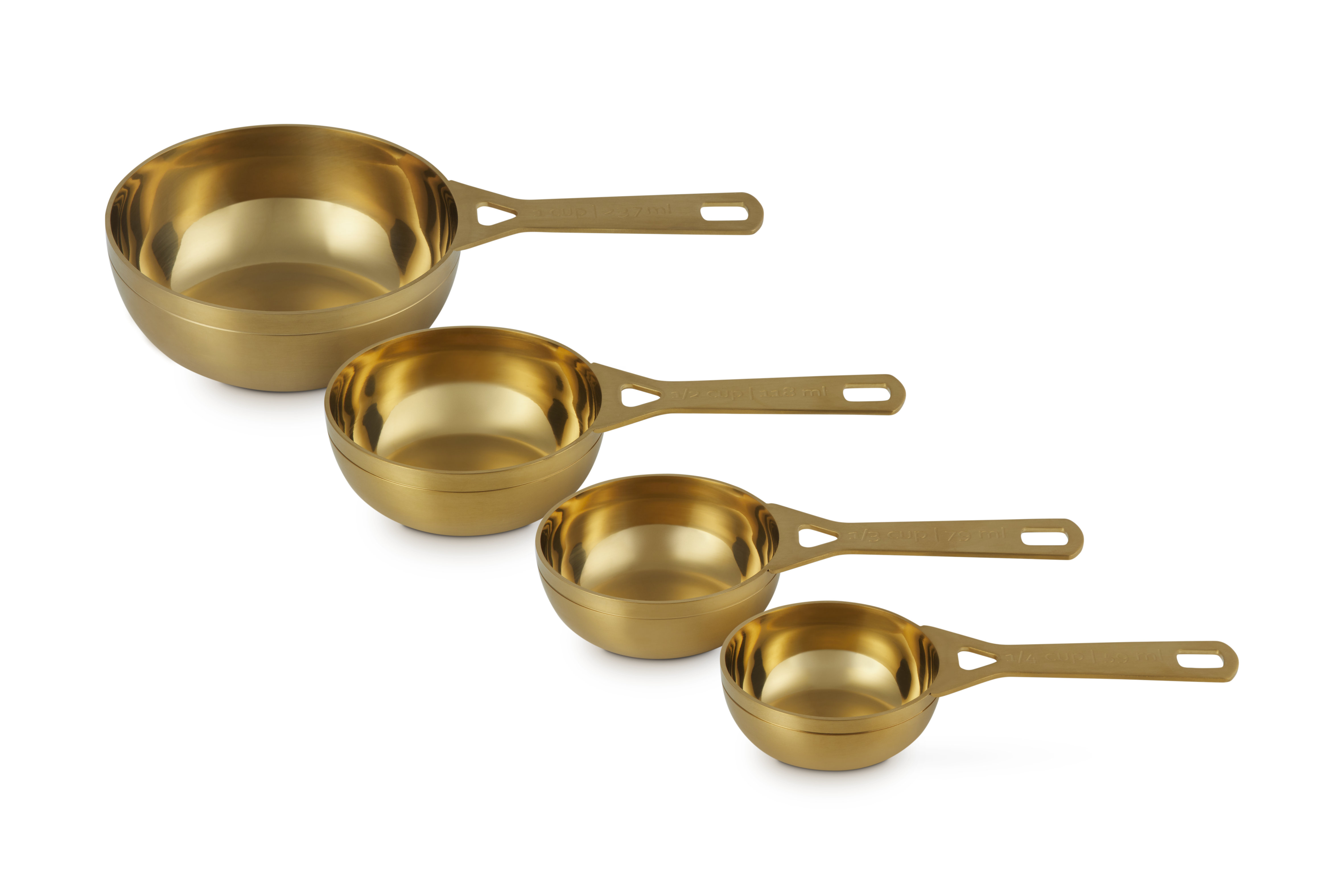 Le Creuset Gold Measuring Cups - Set of 4 & Reviews | Perigold