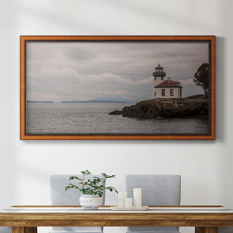 Vigil - reproduction de photo sur toile, H 25 po x l 45 po x P 2,5 po, Toile avec cadre brun