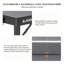 Table de ping-pong portative, compacte, pliable et portable pour un usage domestique